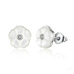 PAHALA 925 Sterling Silver Luminous Flower Stud Party Wedding Earring