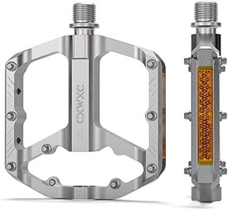 Bike Pedals - 9/16" Bicycle Pedals Platform - 3 Sealed Bearing Bike Pedals, Lightweight Plat Pedals for Road Mountain BMX City Bike