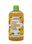 Creightons Body Bliss Mango and Papaya Bath and Shower Gel (500ml) - 90% Naturally Derived Ingredients. 100% Vegan. Cruelty Free. Natural Extracts