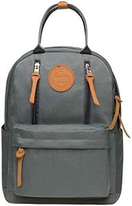 Zaini sportivi e outdoor, KAUKKO Zaini Casual Uomini e Donne Zaini per PC portatili Per La Scuola e Gli Affari (06 Grigio)