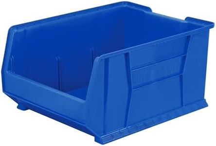 Akro-Mils 30289 Super-Size AkroBins Plastic Storage Bins, Space-Saving Stackable Bins for Garage, Classroom, Warehouse Organization, 24" L x 18" W x 12" H, Blue, 1-Pack