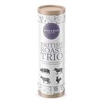 Ross & Ross Gifts - British Roast Trio Tube, Containing Roast Lamb Rub, 50g, Roast Chicken Rub, 50g and Roast Beef Rub, 50g