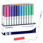 Welebar 0.4 Tip Pen Set for Cricut Maker 3/Maker/Explore 3/Air 2/Air, Ultimate Fine Point Pen Set of 36 Pack for Drawing, Writing, Accessories for Cricut Machines