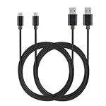 MaGeek [Pack of 2pcs] 10ft / 3.0m Premium Extra Long Micro USB to USB Cable High Speed USB 2.0 A Male to Micro B for Samsung, HTC, Sony, Motorola, LG, Google, Nokia and More(Black)