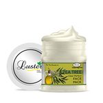 Luster Tea Tree Face Pack | Face Pack For Anti-Acne, Anti blemishes & Dark Spot | For Oily & Dry skin | Face Pack For Women & Men (Paraben & Sulfate Free)-500 g