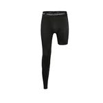 Jonscart One Leg Compression Tights Long Pants Basketball Sports Base Layer Underwear Active Tight, Black-right-long, 3X-Large