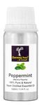 Charming Aura Peppermint Essential Oil | 100% Pure & Natural, Undiluted, Steam Distilled | Rejuvenating Care for Face, Scalp & Skin | Enhance Skin Radiance, Amplify Hair Vibrancy | Aromatherapy Oil (Peppermint, 100ml)