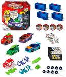 Majorette 212051003 License Lamborghini Ups Series 1, set of 4 with 28, metal toy, 4 of 18 cars to collect in surprise pack, including tuning accessories, collector's boxes and stickers, multicoloured