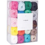 Rico Design Creative Ricorumi dk Set Crochet Yarn/Cotton Yarn/Wool/Yarn for Knitting, Crafts and DIY, 20 Colours, 25 g