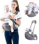 Lightning Tide Baby Hip Seat Carrier Baby Waist Stool for Child Infant Toddler with Adjustable Strap Buckle Pocket Soft Inner Huge Storage