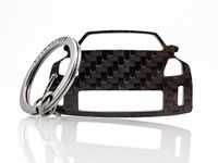 BlackStuff Carbon Fiber Keychain Keyring Ring Holder Compatible with 350Z Z33 2002-2008 BS-646