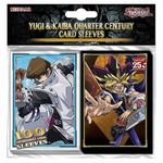 KONAMI YU-GI-OH!: Card Sleeves: Yugi and KAIBA Quarter Century (100CT)