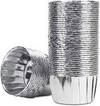 Jubilant 50 Pcs Cupcake Liners, Disposable Ramekin Muffin Baking Cups, Aluminum Cupcake Cups, Little Foil Baking Cups