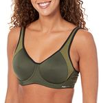 Freya Women's Active Underwire Molded Sports Bra, Khaki, 38C