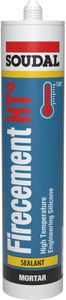 Soudal Firecement HT High Temperature Sealant Black 310ml