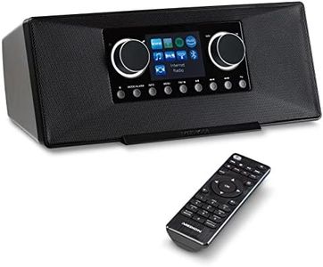 MEDION P85289 Radio Internet avec Dab+ (WLAN, FM, Spotify Connect, Amazon Music, DLNA, USB, Prise Casque, AUX, LAN, Sleep Timer) Noir