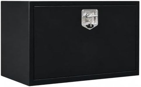 36" Underbody Truck Tool Box, Heavy Duty Steel Underbody Toolbox with T-Handle Lock & Weatherproof Seal, Lockable Truck Trailer Tool Box for Pickup, Flatbed, RV, Van, Utility Tractor - 36 x 18 x 18