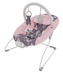 LADIDA Baby Bouncer with Soothing Music and Vibration, Adorable Plum Blossom Design, Suitable for Newborns 148