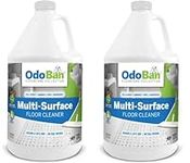 OdoBan Ready-to-Use Multi-Surface Floor Cleaner, Powerful Hydrogen Peroxide Formula, 2 Gallons, Scentless