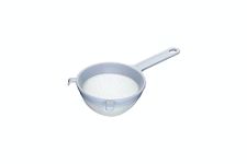 KitchenCraft KCSTRPL120 Plastic Sieve with Heat Resistant Nylon Mesh, Small (12cm), White