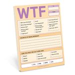 Knock Knock WTF Pad, Funny Notepads & Checklist Knock Knock Nifty Notes (Pastel), 4 x 5.25-inches