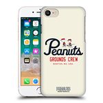 Head Case Designs Officially Licensed Peanuts Boston Grounds Crew Varsity Sports Hard Back Case Compatible With Apple iPhone 7/8 / SE 2020 & 2022