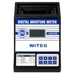 Witeg Digital Moisture Meter for Paddy, Wheat, Maize & Mustard | Portable Moisture Testing Machine with LCD Display | Battery Operated Grain Moisture Analyzer for Farmers & Traders |
