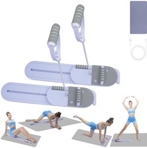 Pilates Reformer Machine with Resistance Bands – Upgraded Multifunctional Fitness Board for Home Workout, Includes Push-Up Board, Ab Slider, Balance Trainer & Digital Timer for Core, Legs