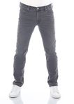 Lee Men's Jeans Regular Fit Daren Zip Fly Trousers Straight Jeans Cotton Denim Stretch Blue Black Grey W28 W30 W31 W32 W33 W34 W36 W38 W40 W42 W44, Light Grey (Lss3pcqg3), 34 W/30 L