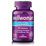 Wellwoman Vitabiotics Multi-Vitamin Vegan Berry Gummies, Purple, 60 Count (Pack of 1)