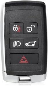 Keyecu for Land Rover Discovery Range Rover 2018 2019 2020 Replacement Remote Car Key Fob 315MHz 5 Buttons KOBJXF18A, Half Keyless，Non-intellegient