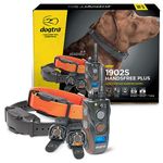 Dogtra 1902S HANDSFREE Plus Boost and Lock, Remote Dog Training E-Collar, HANDSFREE Square, 3/4-Mile Range, Rechargeable, Waterproof, High-Output, 2 Dog System, eCollar for Medium, Large Dogs