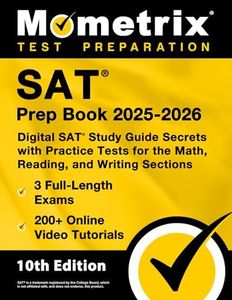 SAT Prep Book - Full-Length Exams, Online Video Tutorials, Digital SAT Study Guide Secrets with Practice Tests for the Math, Reading, and Writing Sections: [10th Edition]