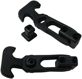 Smbbit 2 Pack T-Handle Hasp Rubber Flexible Draw Latch Elastic Shock Absorption Buckle Thermos Toolbox Buckle