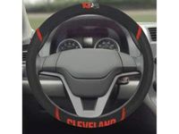 FANMATS 18567 Cleveland Browns Embroidered Steering Wheel Cover