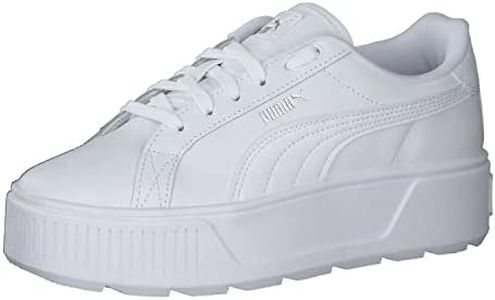 PUMA Karmen L, Sneakers Donna, White White Silver, 39 EU