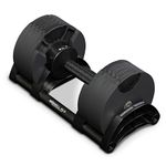 Nuobell Adjustable Dumbbells - Gym Army Nuobell, 5lbs - 50lbs adjustable free weight dumbells for men and women - strength training and fitness (Single Dumbbell)