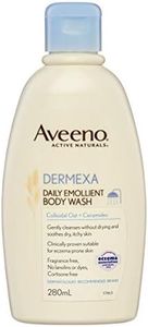 Aveeno Dermexa Daily Emollient Fragrance Free Body Wash Soothe & Moisturise Extra Dry Itchy Sensitive Eczema Prone Skin 280mL