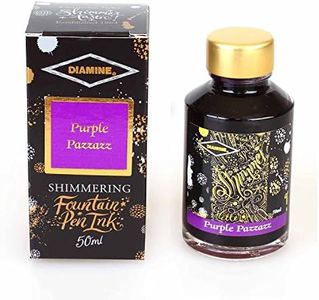 Diamine Bottle Shimmering Fountain Pen Ink, Purple Pazzazz 50ml