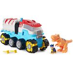 PAW Patrol Dino Rescue Dino Patroller Motorised Team Vehicle with Exclusive Chase and T-Rex Figures