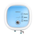 Havells Adonia Spin 25 Litre Storage Water Heater(Geyser)| Temperature Sensing LED Knob| Glass Coated Anti Rust Tank| Warranty:7 Year on Tank| Free Installation