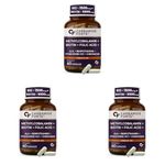 Carbamide Forte Vitamin B12 Supplement with added Biotin | B12 Supplement for Men&Women | Methylcobalamin 1500mcg with Biotin 5000mcg - 60 Capsules(Pack of 3)