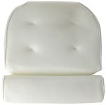 Blue Coast Collection–Bath Pillow for Tub with 4 Strong Suction Cups–Large Size for Bathtub, Hot Tub, Jacuzzi, Home Spa–Non-slip Luxury Support for Head, Neck, Back, Shoulders with Soft Fibers (White)