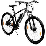 NINETY ONE E-Drago | Electric Cycle | 7.8Ah Battery |27.5 T | Front Suspension 80mm | 250Watts | IP65 BLDC Motor | 85% pre-Assembled | 2 Years Battery Warranty | Black Grey