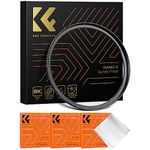 K&F Concept 67mm to 77mm Step-Up Lens Adapter Ring For Filters, Made of Brass, Filter Step Rings Compatible with All 67mm Camera Lens & 77mm UV CPL ND Filter Accessory