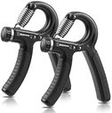 NIYIKOW 2 Pack Hand Grip Strengthener, Grip Strengthener, Forearm Strengthener, Adjustable Resistance 22-132Lbs (10-60kg), Perfect for Musicians Athletes