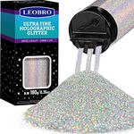 LEOBRO Glitter, 180g/6.35oz Silver 