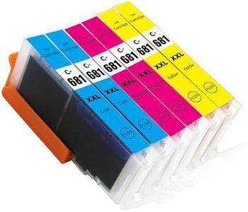 GreenArk Compatible Canon 680xxl 681xxl Ink Cartridge PGI-680 XXL CLI-681 XXL Ink Replacement for Canon PIXMA TR7560 TR8560 TR8660 TR8660a TS6160 TS6260 TS8160 TS8260 TS9160 TS9560 TS706 (2C2M2Y)