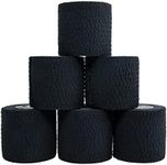 Oly Grip Weightlifting Tape, Stretch Sports Tape for Wrist and Hand Use, 6 Rolls, Black