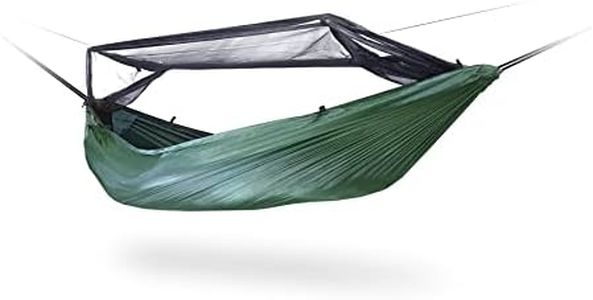 DD Hammocks Frontline Hammock - Lightweight Jungle Hammock with Mosquito Net for Hiking Camping And Backpacking Olive Green